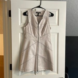 BCBG Maxazria Suede dress zip up